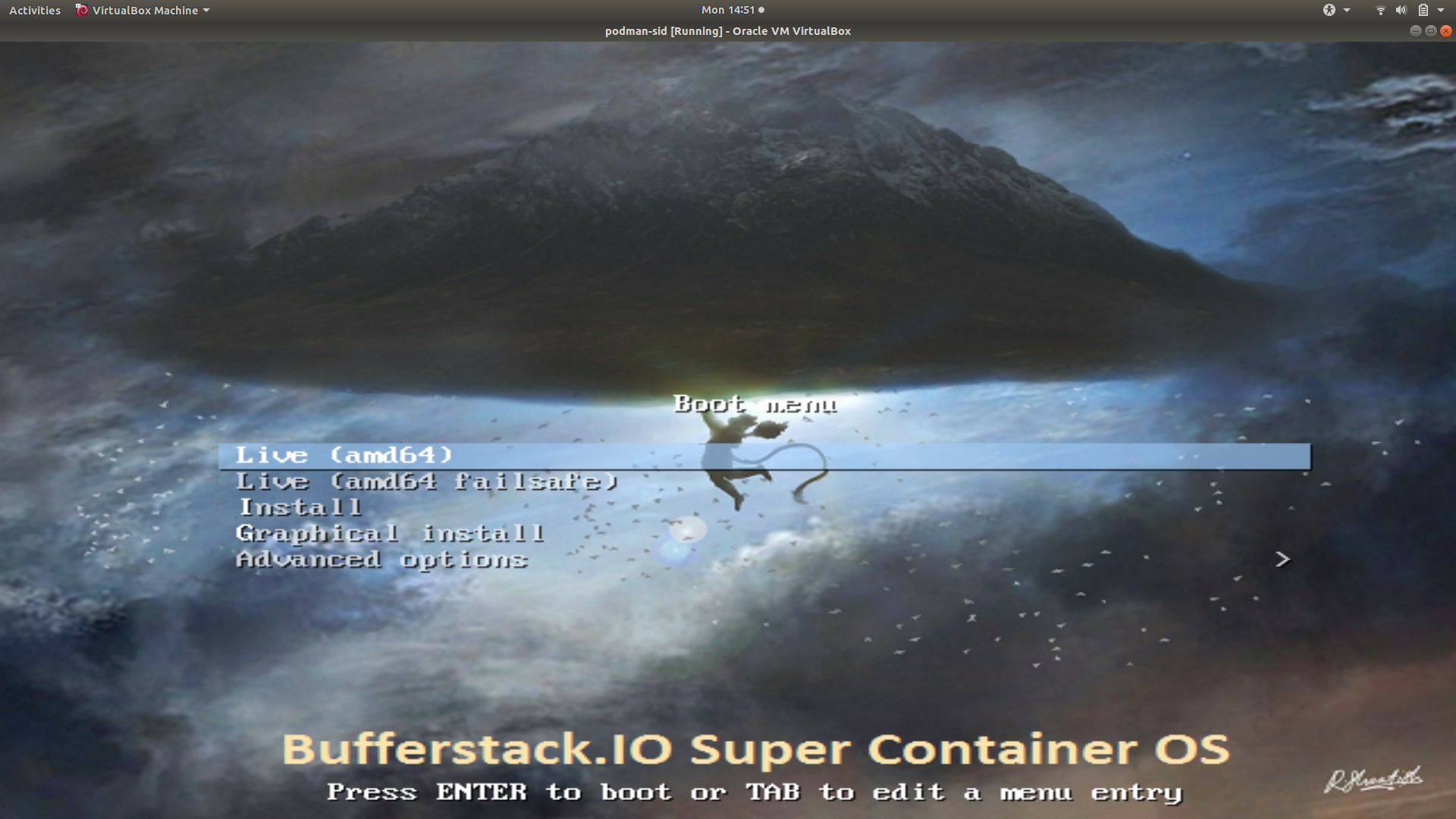 Super Container OS Live Boot